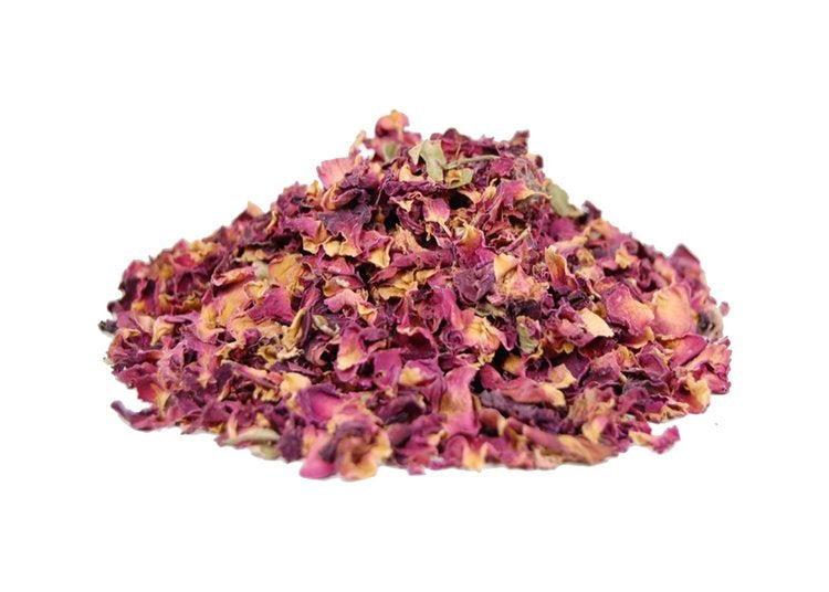 Organic Rose Petals Tea edible flowers caffeine free herbal tea 4