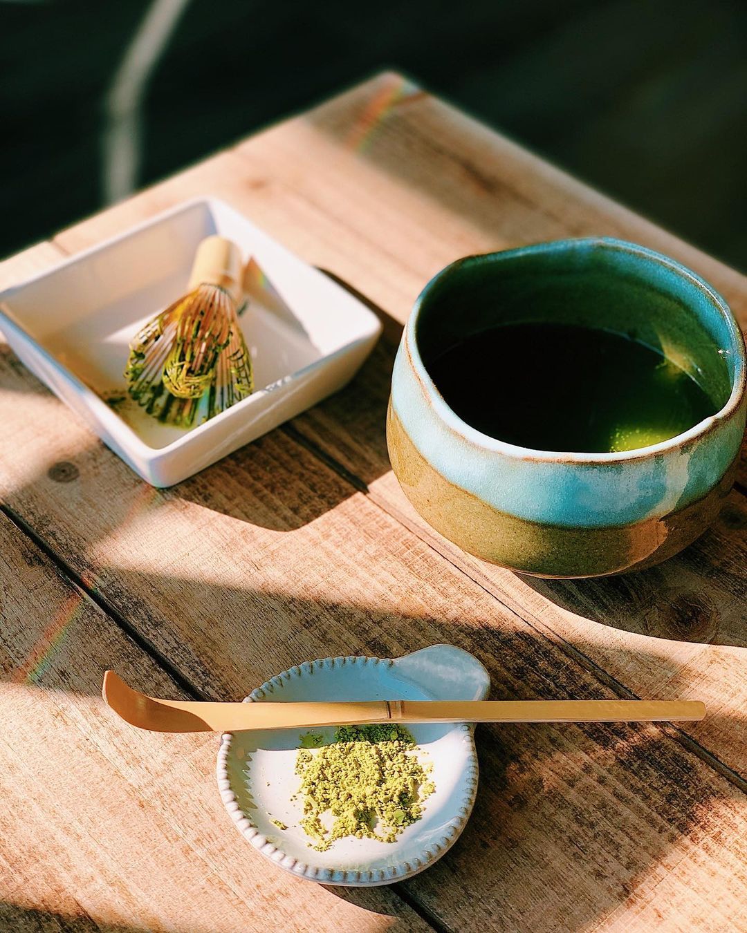 Zen Tea Leaf - Polvo de té verde matcha - Té matcha japonés orgánico de  grado ceremonial (macha te) en polvo para hornear, lattes y batidos - 4